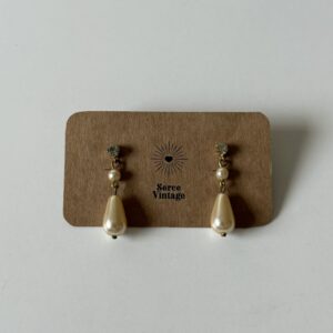 Wiszące kolczyki z perłami