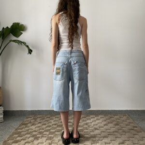 Jeansowe spodenki Baggy Dad Shorts - obrazek 4