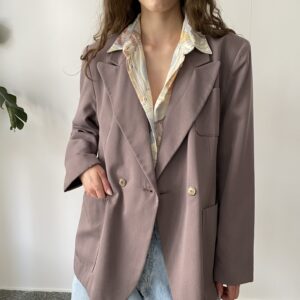 Marynarka pastel purple 70 s - obrazek 3
