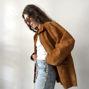 Zamszowa kurtka Classic Women - obrazek 6
