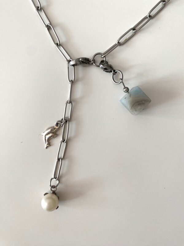 Łańcuch z charmsami no.4 silver