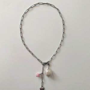 Łańcuch z charmsami no.1 silver - obrazek 2