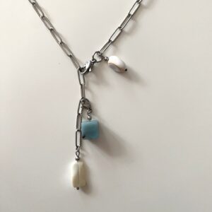 Łańcuch z charmsami no.3 silver - obrazek 2