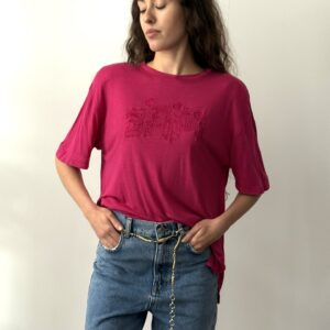 Fuksjowa koszulka PRETTY - obrazek 4