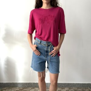 Fuksjowa koszulka PRETTY - obrazek 2