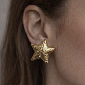 Efektowne klipsy gwiazdy