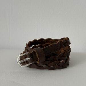 Skórzany pleciony pasek