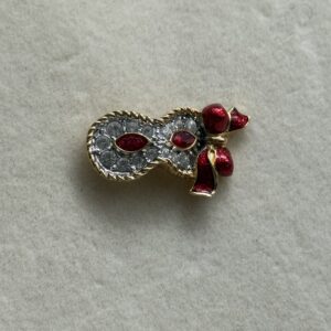 Pin Swarovski Maska Wenecka