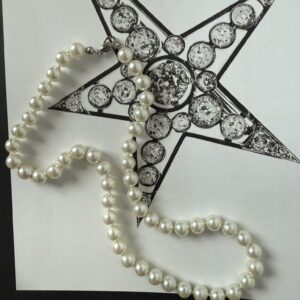 Naszyjnik z szklanych pereł