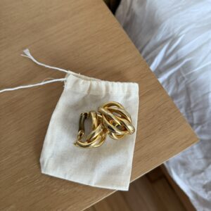 Duże klipsy Gold Chain