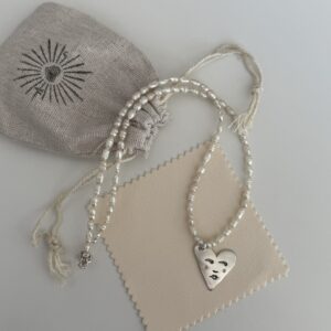 Naszyjnik Heart Buśka pearl