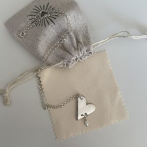 Naszyjnik Heart Piercing pearl