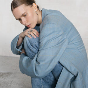 Kolczyki Modern ze srebra