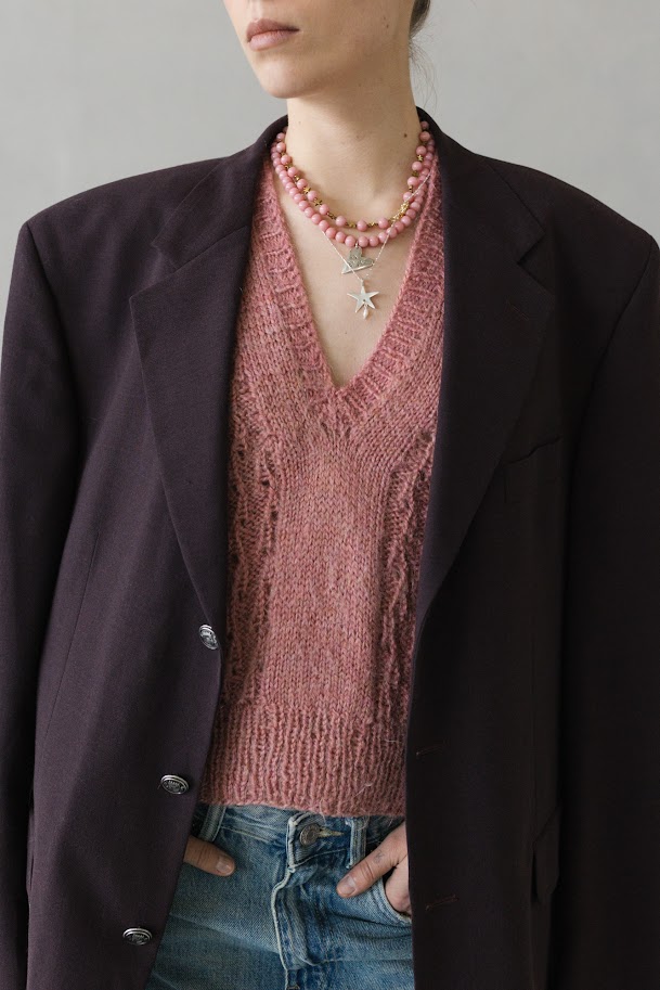 Naszyjnik Star Piercing pearl