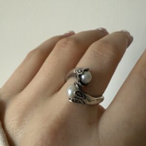 Pierścionek Vintage Pearls