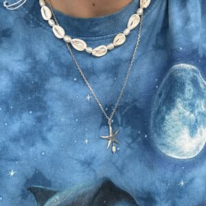 Naszyjnik Star Piercing Pearl
