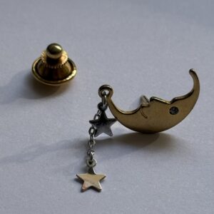Pin vintage AVON – Księżyc i Gwiazdy